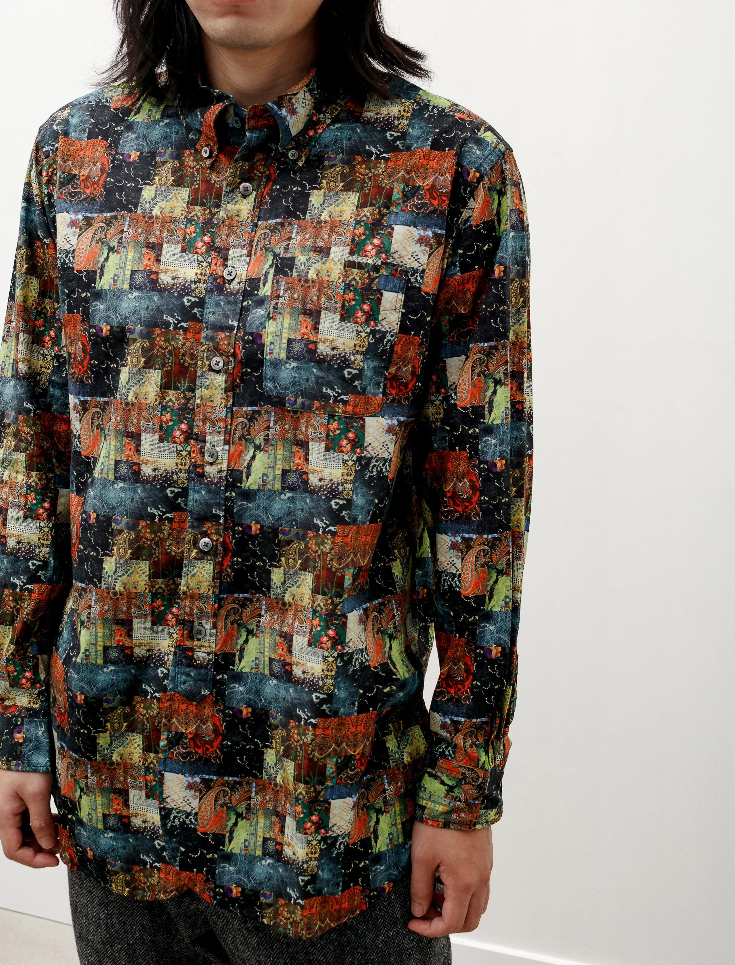 19 Century BD Shirt Multi Patchwork Print