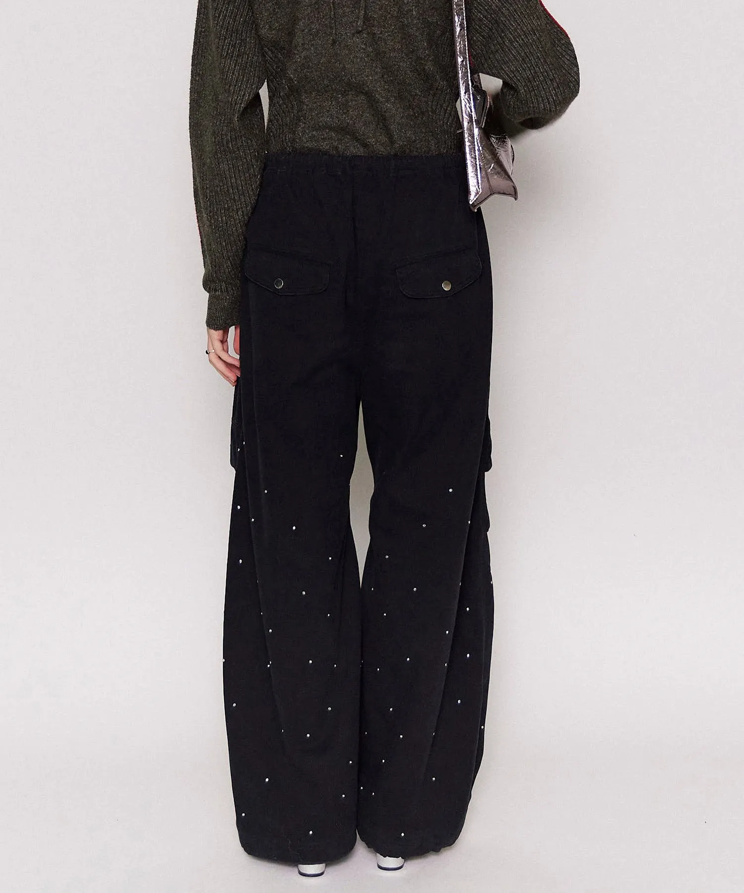 【24WINTER PRE-ORDER】Rhinestone Snow Pants