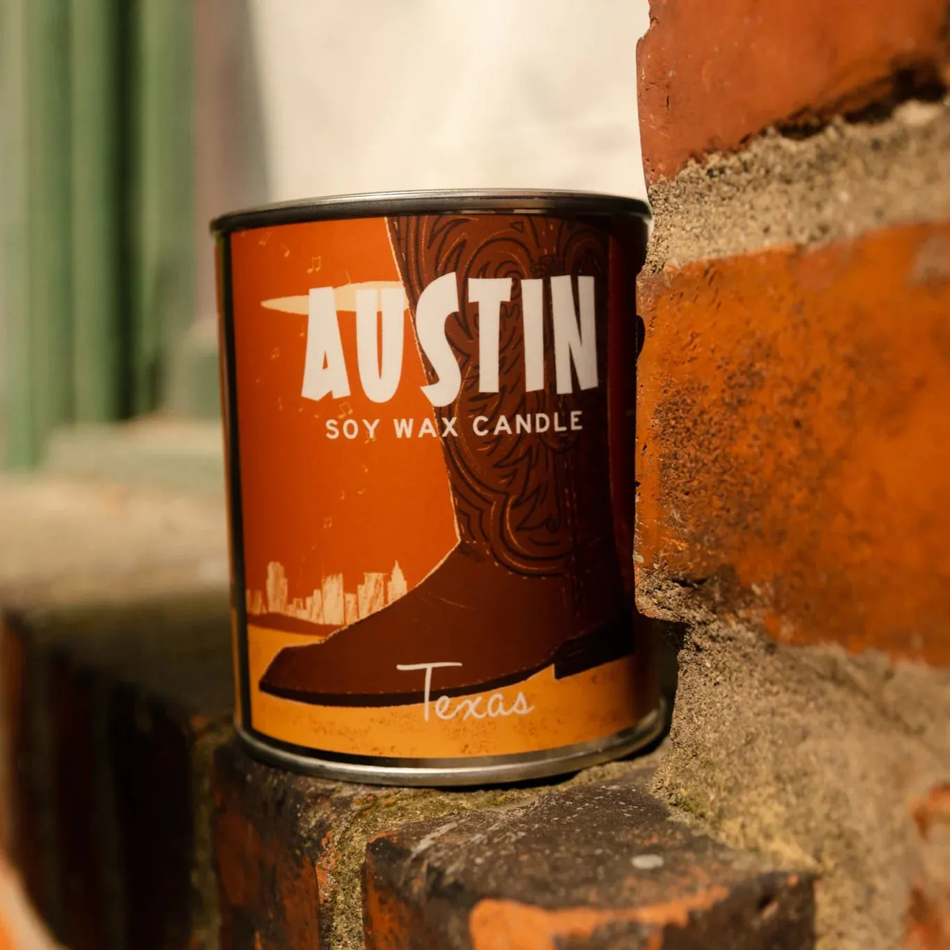 8 oz DESTINATION SOY CANDLE - AUSTIN