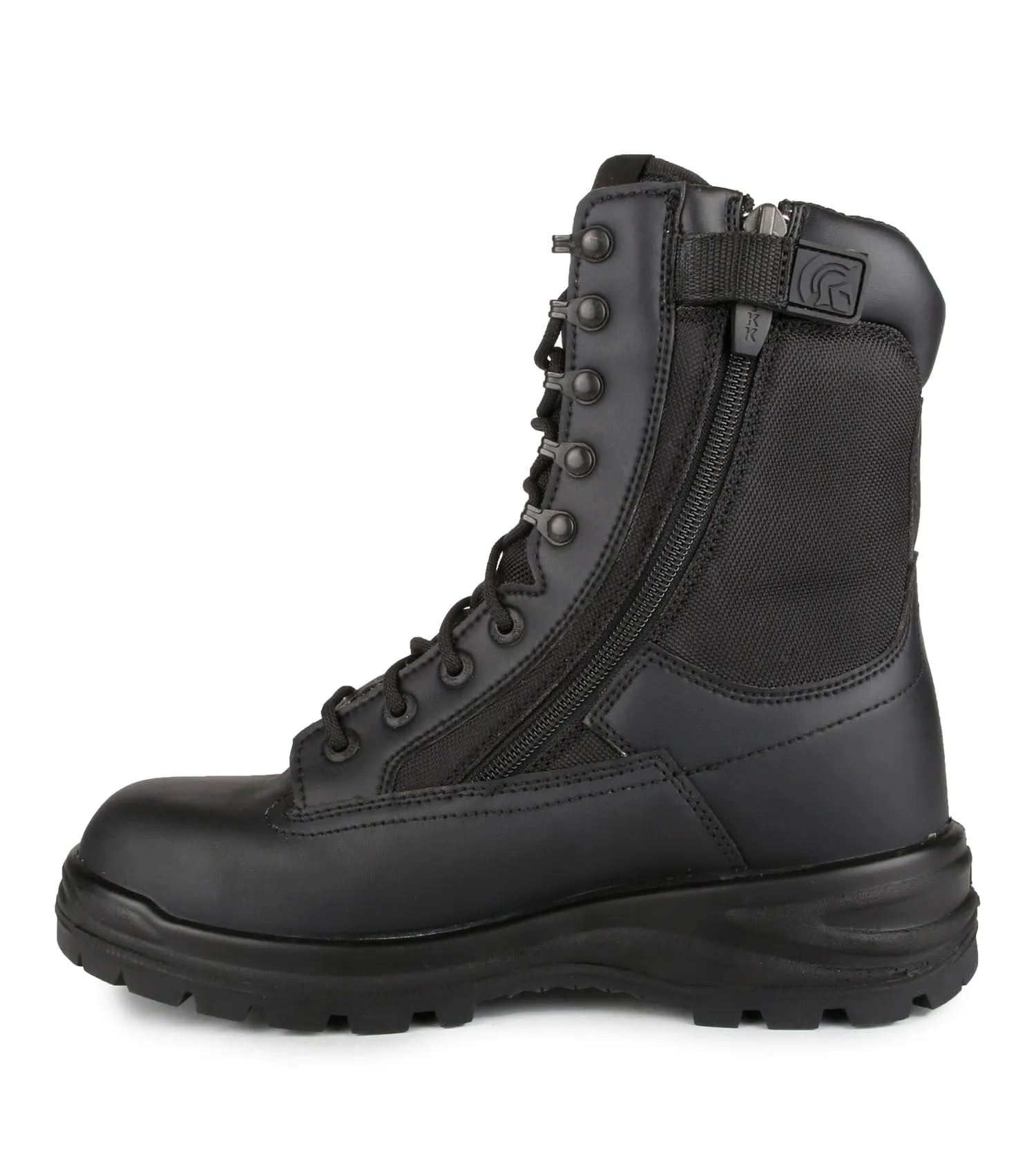 911, Black | 8" Leather & Ballistic Nylon Tactical Boots | Vibram TC4 