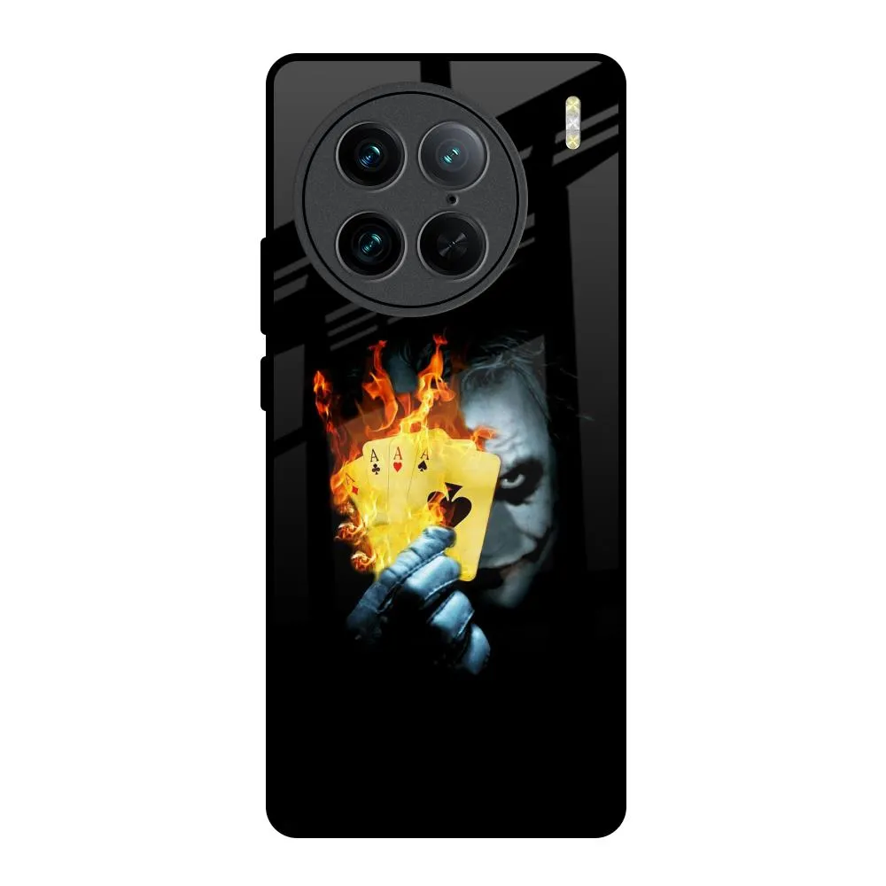 AAA Joker Glass Case for Vivo X90 Pro 5G