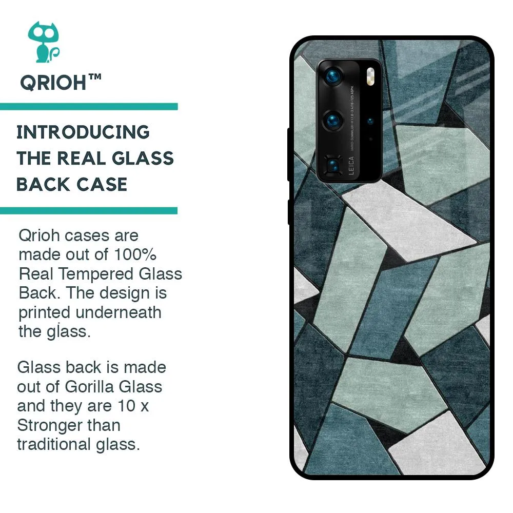 Abstact Tiles Glass Case for Huawei P40 Pro