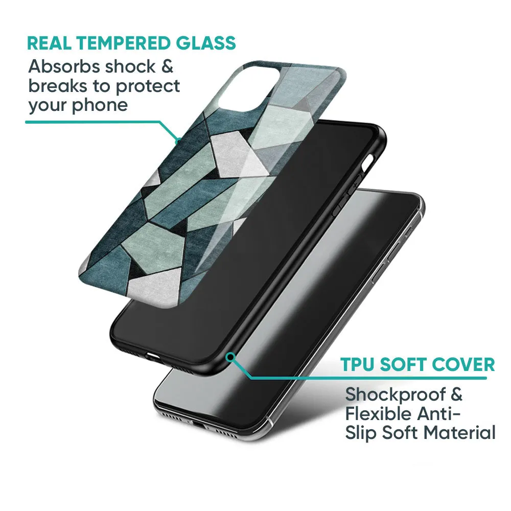 Abstact Tiles Glass Case for Oppo Reno8T 5G