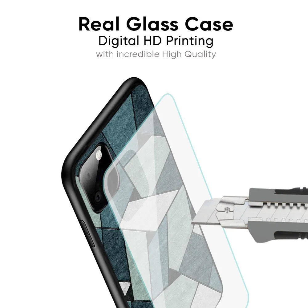 Abstact Tiles Glass Case for Oppo Reno8T 5G