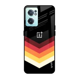 Abstract Arrow Pattern Glass Case For OnePlus Nord CE 2 5G