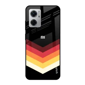 Abstract Arrow Pattern Glass Case For Redmi 11 Prime 5G