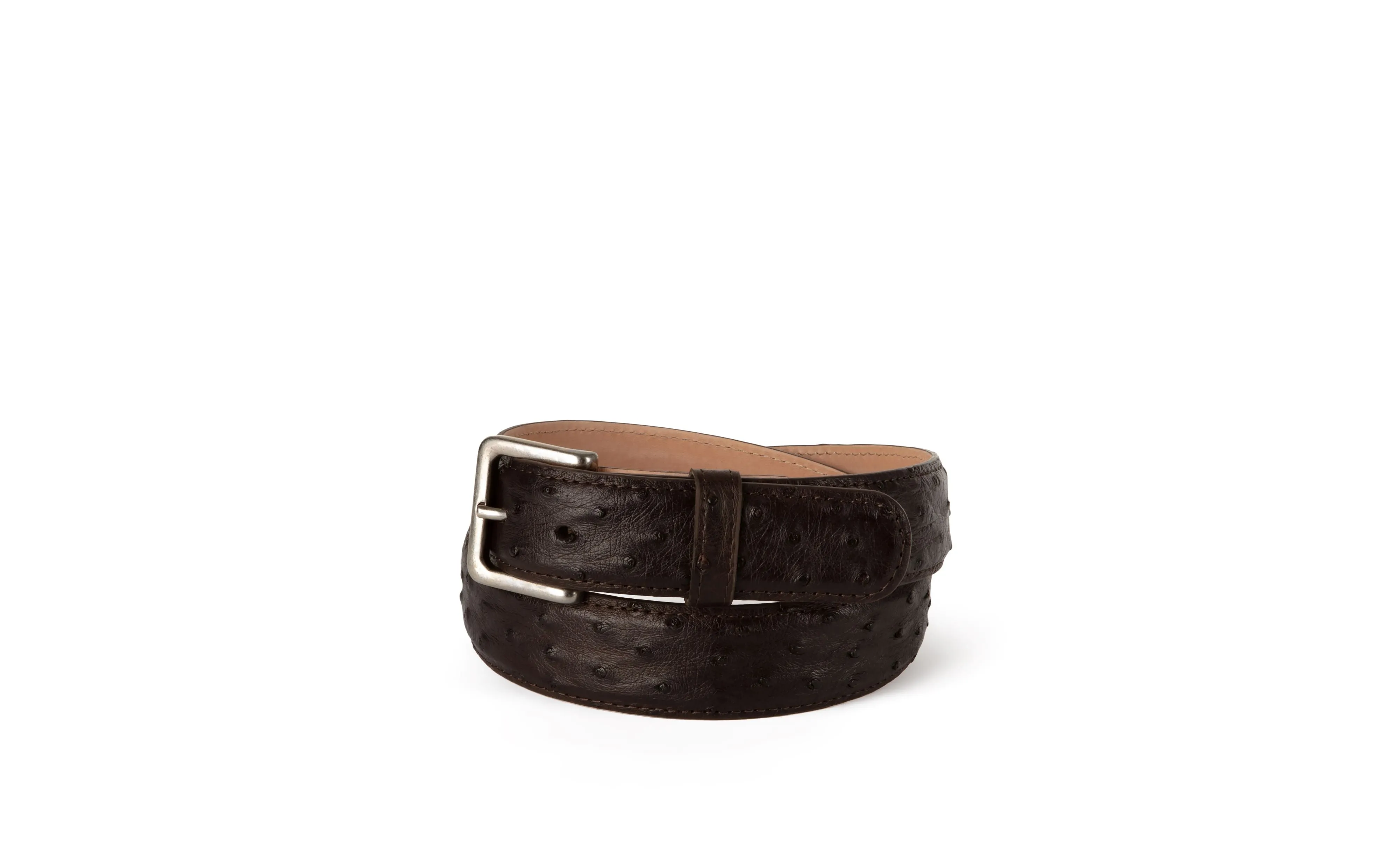 Allens Full Quill Ostrich Belt