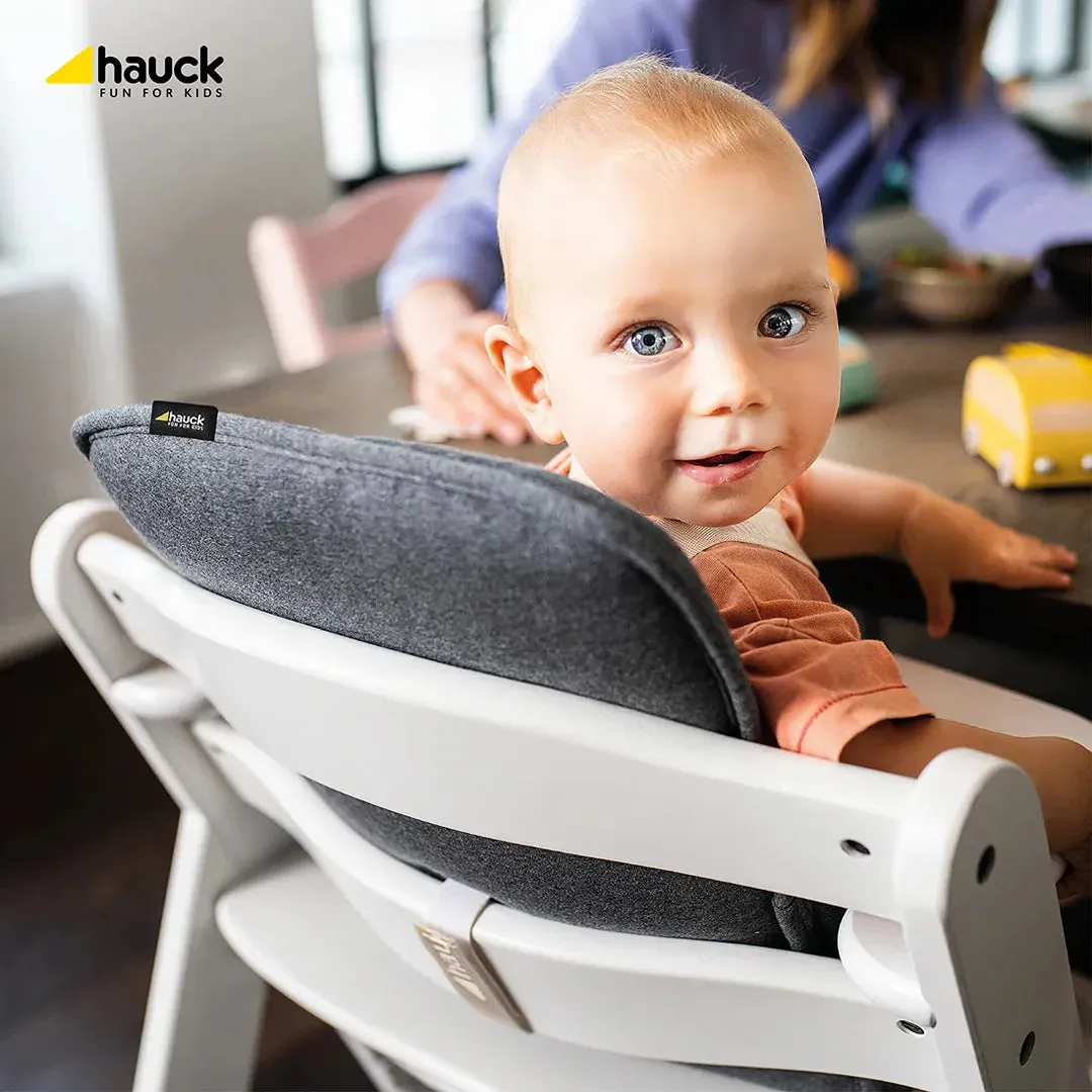 Alpha  Highchair with Cosy Select Seat - Natural/Jersey Charcoal