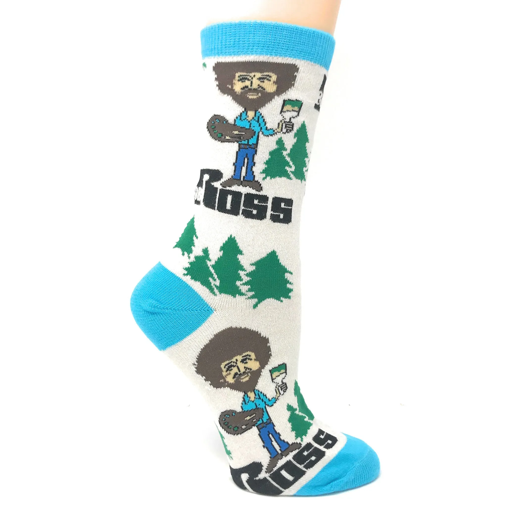 Always Bob Ross Socks