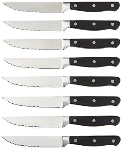 AmazonBasics Premium 8-Piece Steak Knife Set