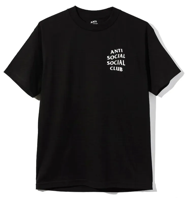 Anti Social Social Club Logo 2 Tee (SS20) Black