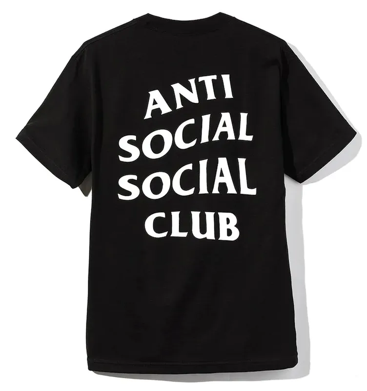 Anti Social Social Club Logo 2 Tee (SS20) Black