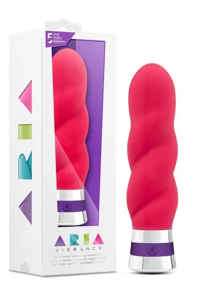 Cerise Pink Aria Vibrance Vibrator: Enhanced Sensation Model