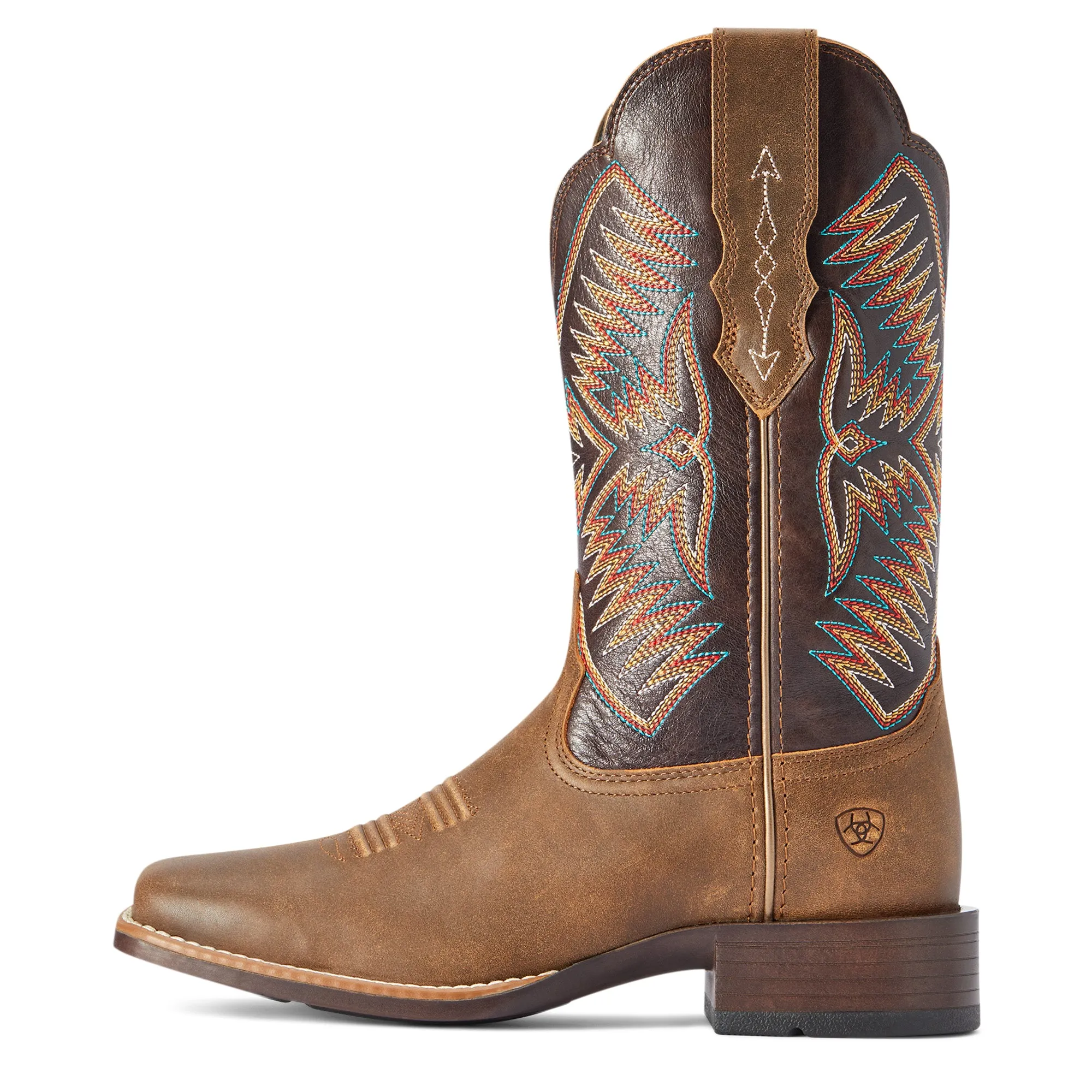 Ariat Ladies 10042386 Odessa StretchFit Western Boots in Fateful Brown