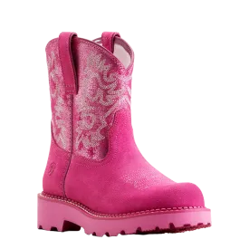 Ariat Ladies Fatbaby Hottest Pink Western Boots 10050997