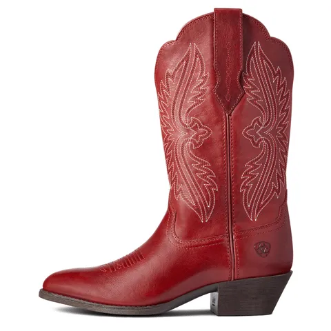 Ariat Women's Heritage Rosy Red StretchFit Cowgirl Boots 10038433