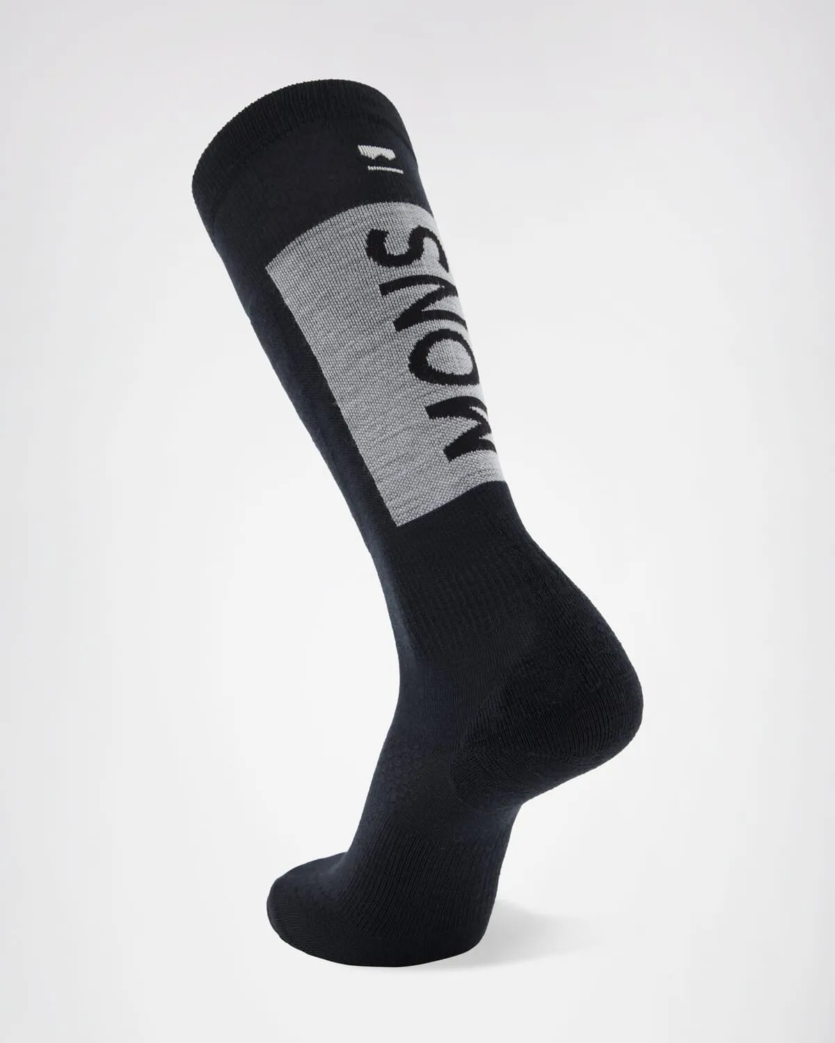 Atlas Merino Snow Sock - Black