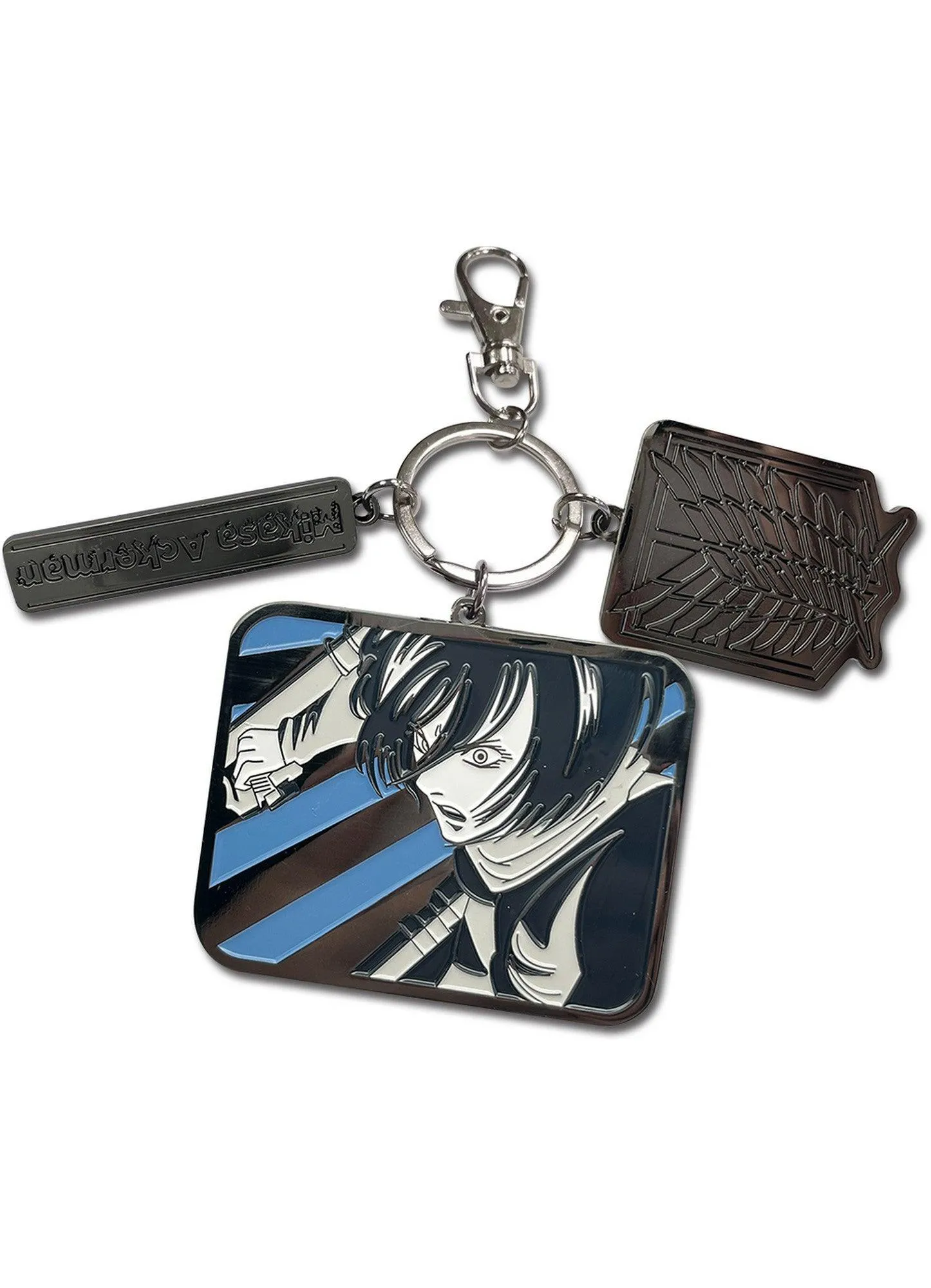 Attack On Titan Manga - Mikasa Ackerman Three Charm Keychain