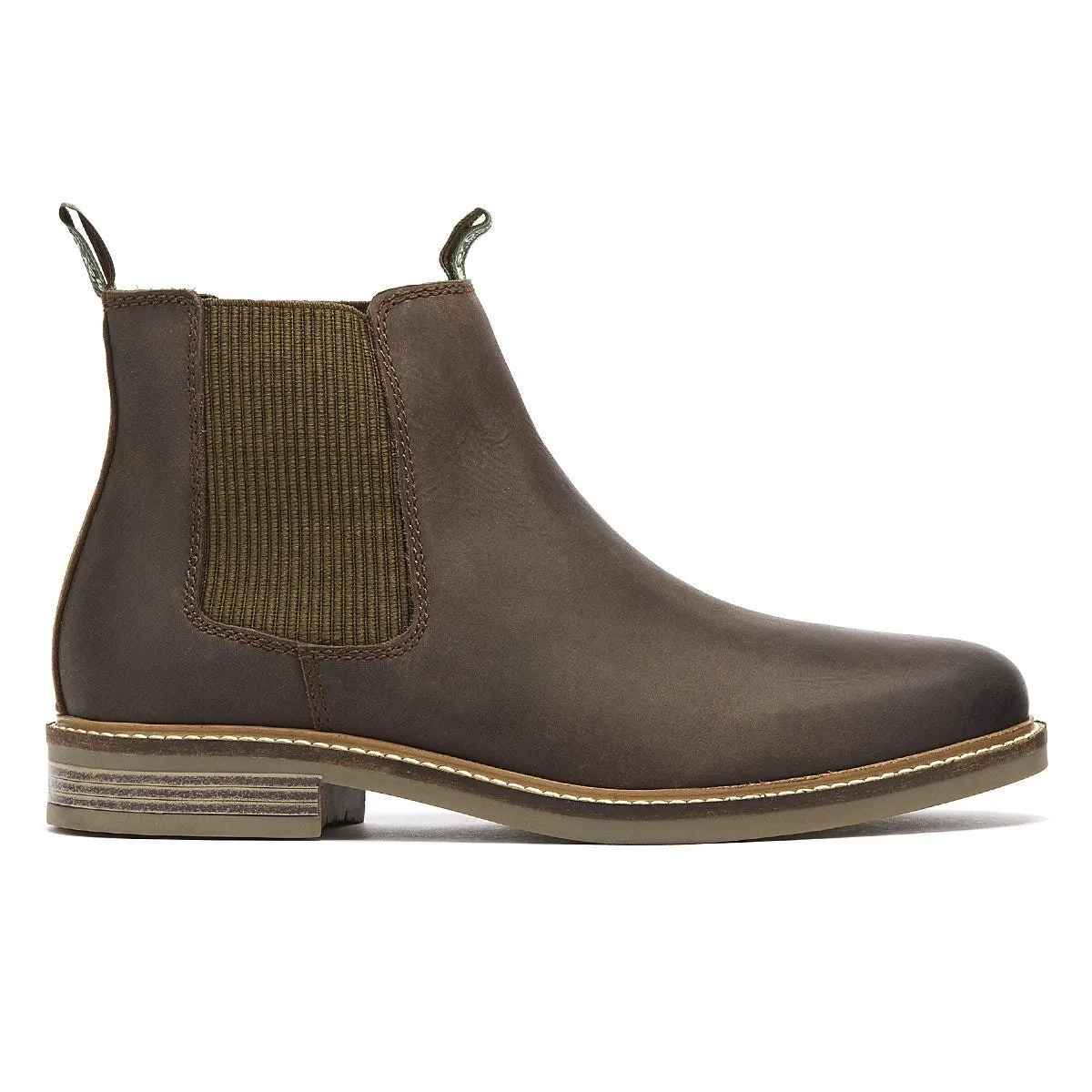 Barbour Farsley Mens Choco Brown Chelsea Boots