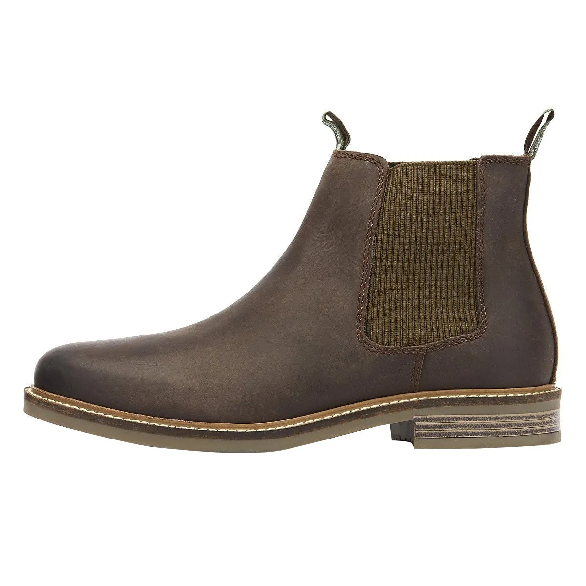 Barbour Farsley Mens Choco Brown Chelsea Boots