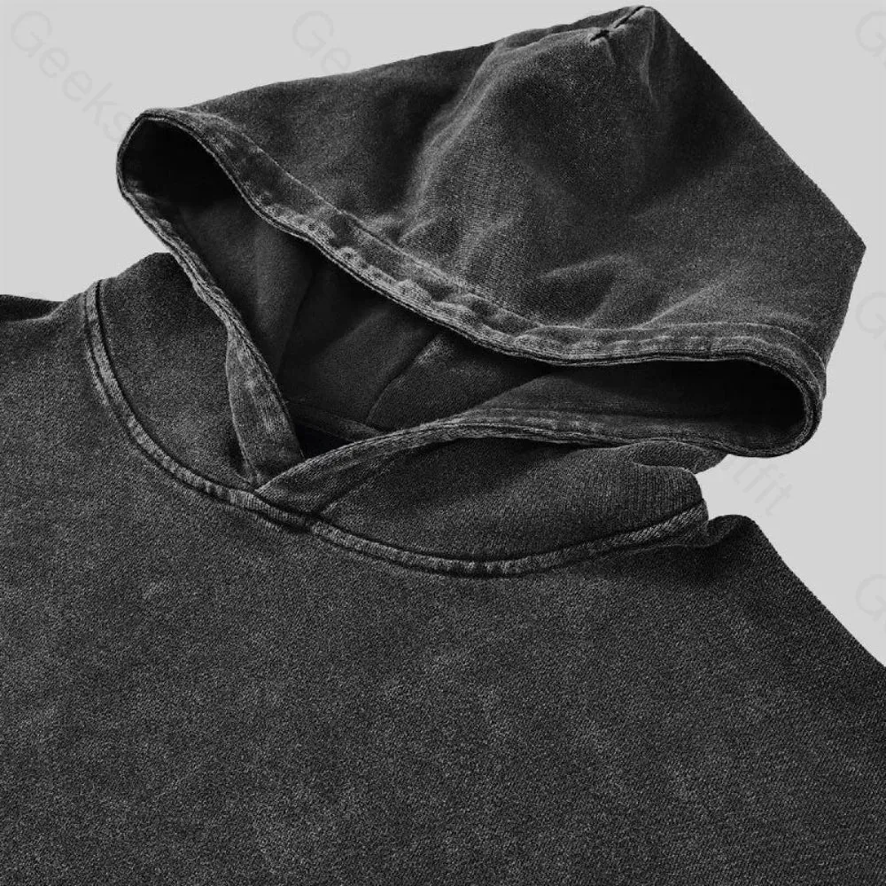 Battle Damage Washed Hoodie