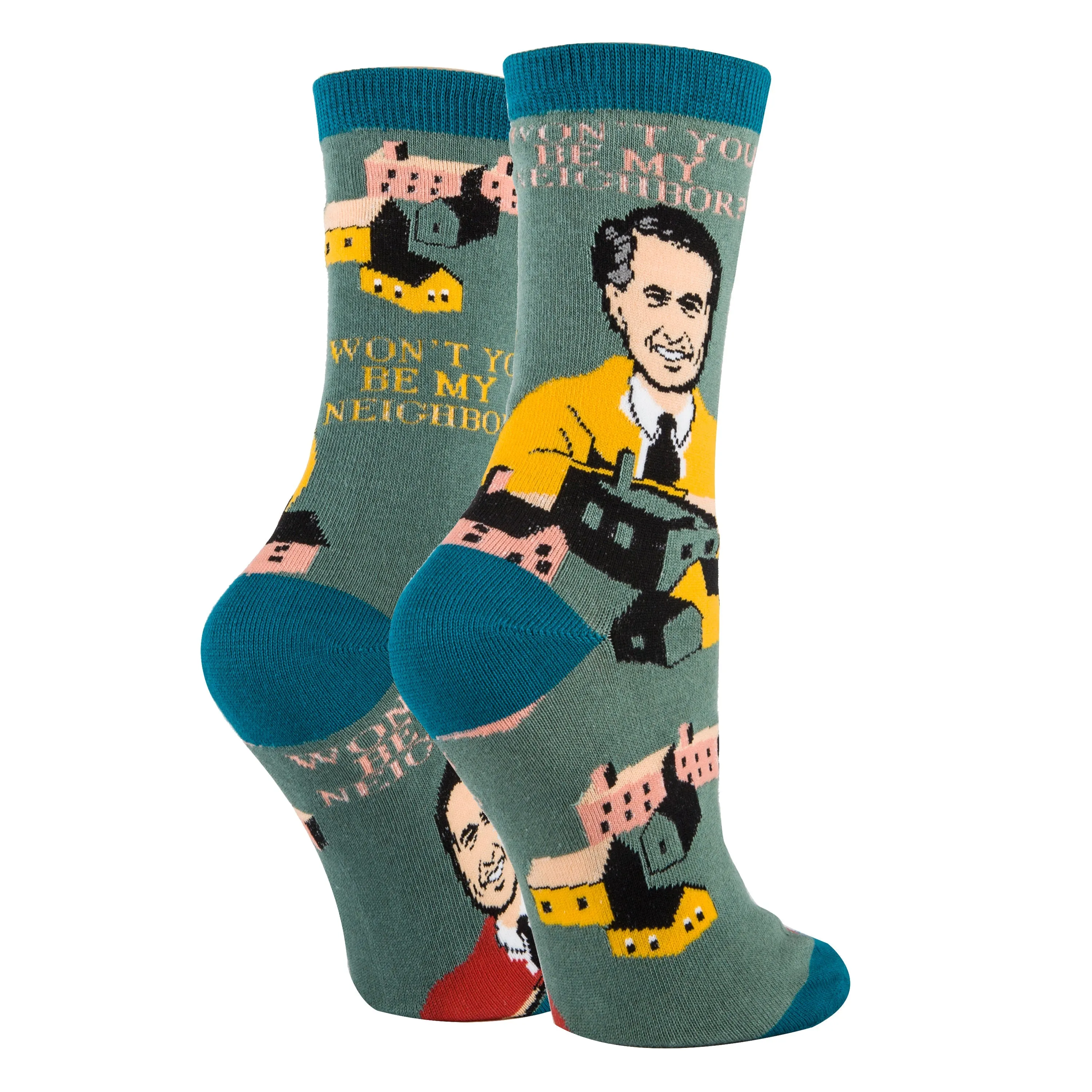 Cozy Be My Neighbor Themed Socks – Comfortable and Fun Gift for Fans of Neighborhood Characters