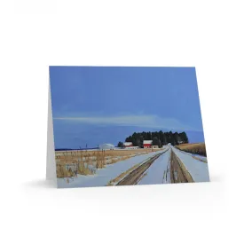 Ben Bauer: "County Road 4 Farmstead" - Greeting Cards (8, 16, and 24 pcs)