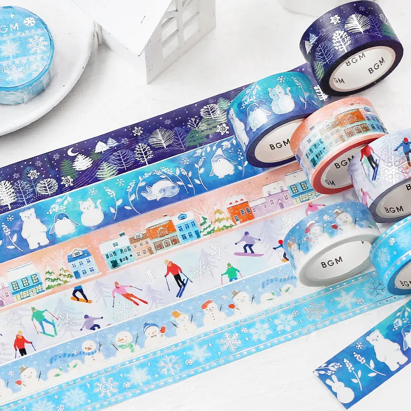 BGM Winter Limited Masking Tape - Snow Zoo