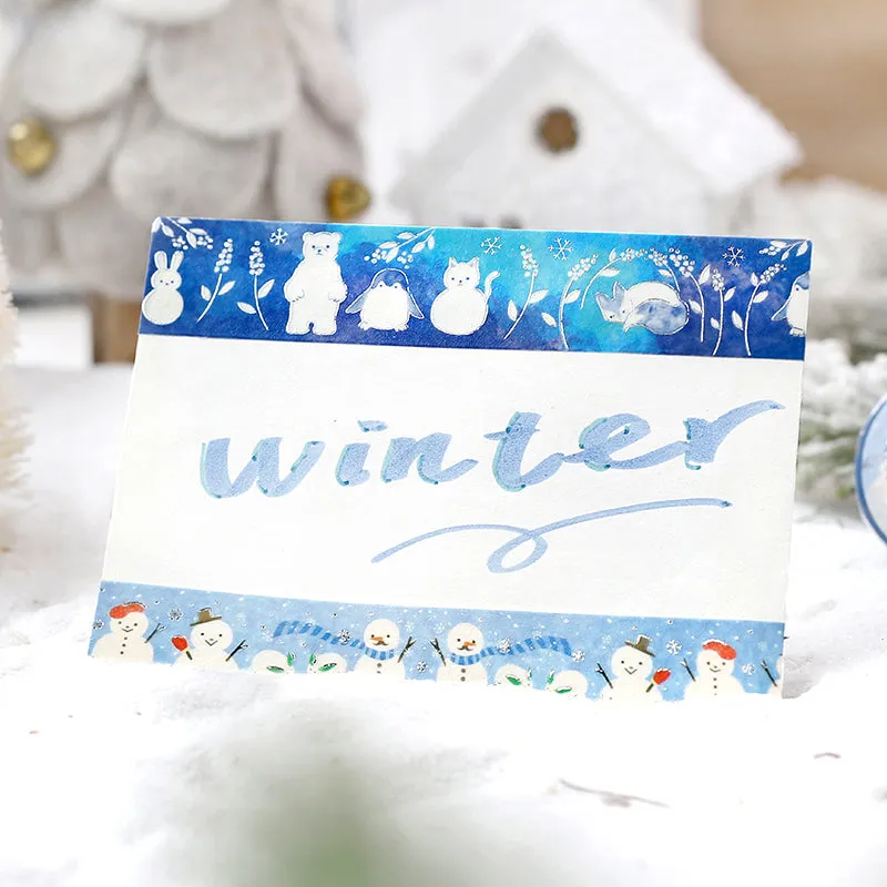 BGM Winter Limited Masking Tape - Snow Zoo