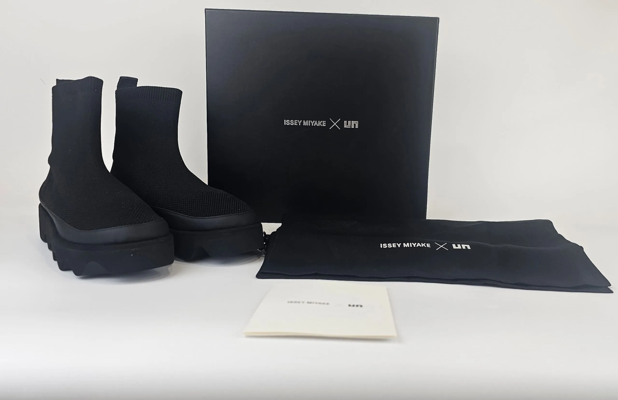 Black United Nude Edition Bounce Fit Boots