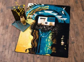 Boogie in Blue - Artist Rugs