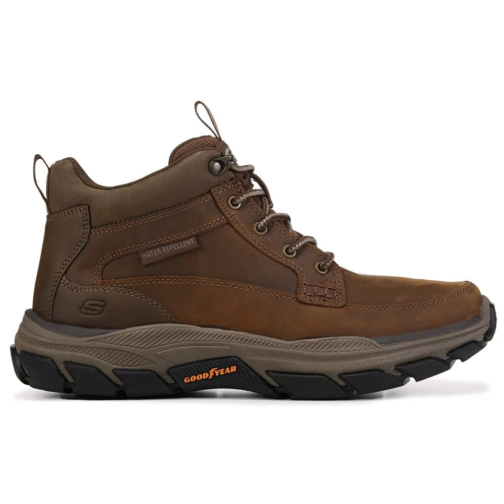 Boswell Skechers Men's Water-Repellent Lace-up Boots, Brown