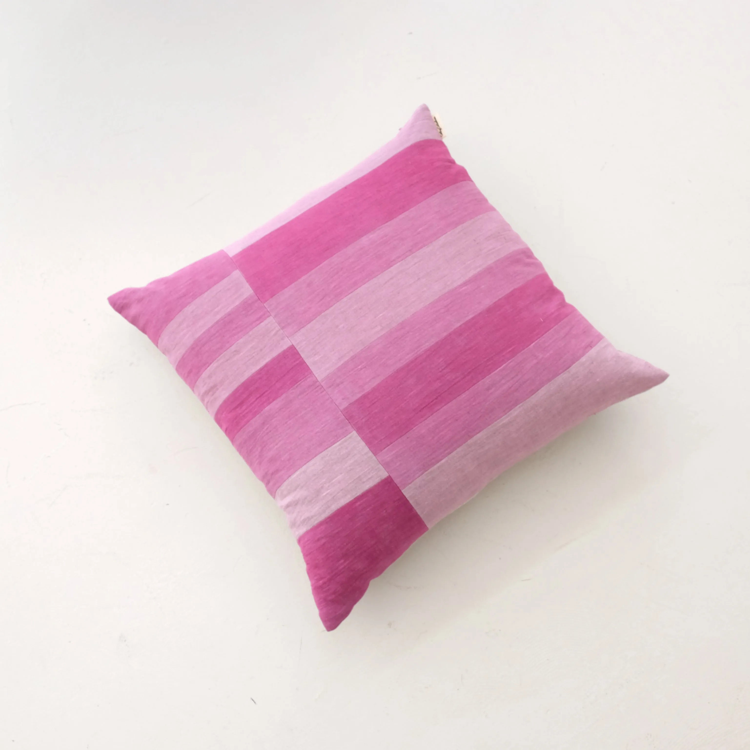 Cathy Callahan Patchwork 24" Square Pillow - Peony