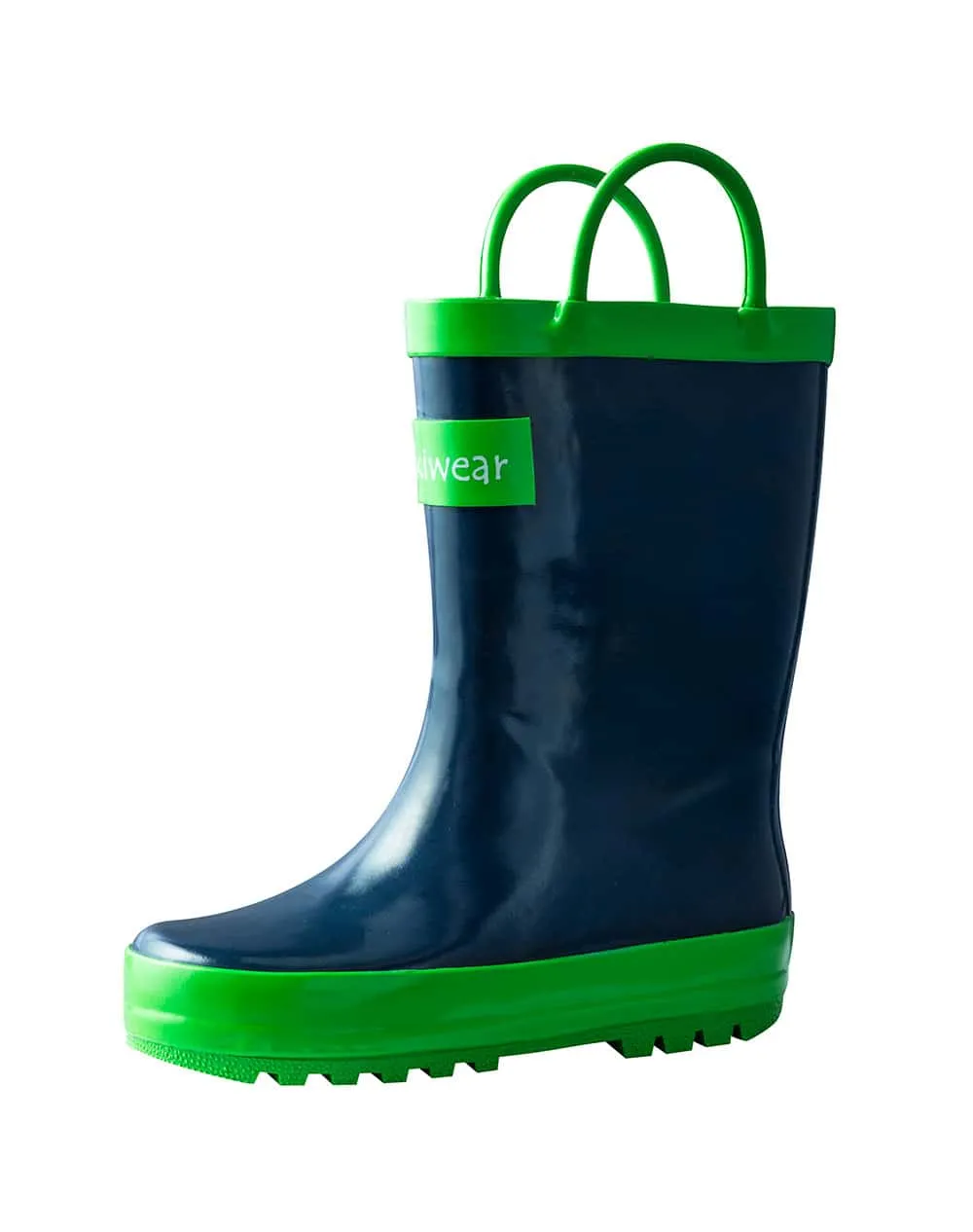 CHILDREN’S RUBBER RAIN BOOTS, NAVY