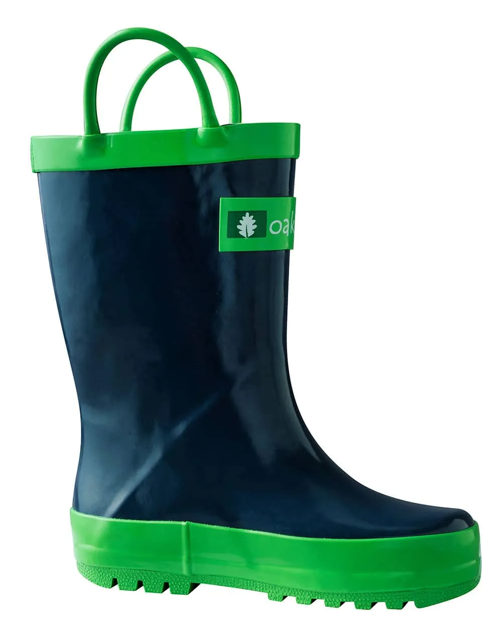 CHILDREN’S RUBBER RAIN BOOTS, NAVY