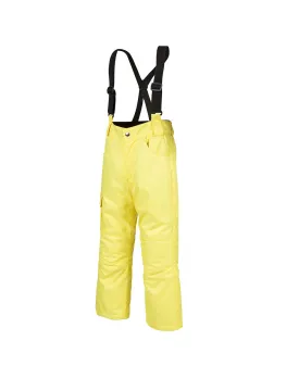 CHILDREN’S SNOW PANTS/BIBS, YELLOW/BLUE