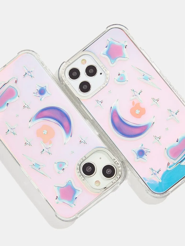 Chrome Print Celestial iPhone Shock Case