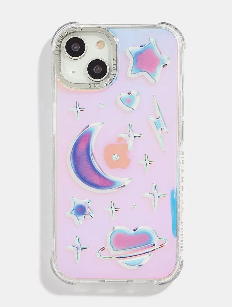 Chrome Print Celestial iPhone Shock Case