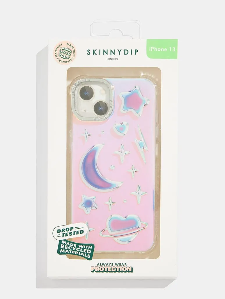 Chrome Print Celestial iPhone Shock Case