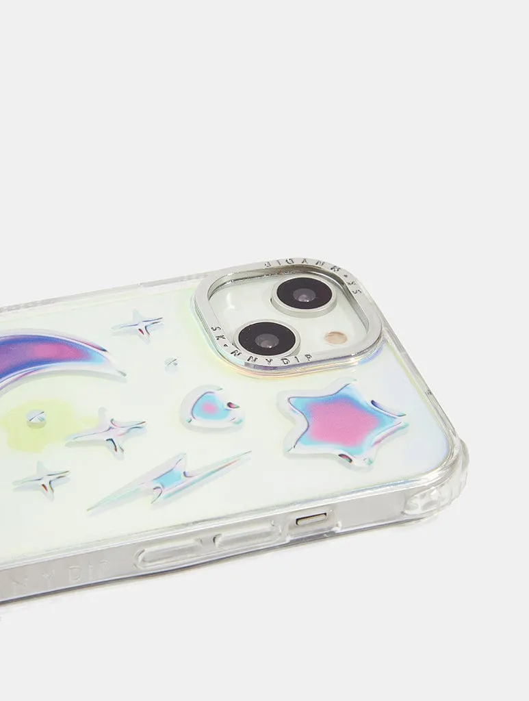 Chrome Print Celestial iPhone Shock Case