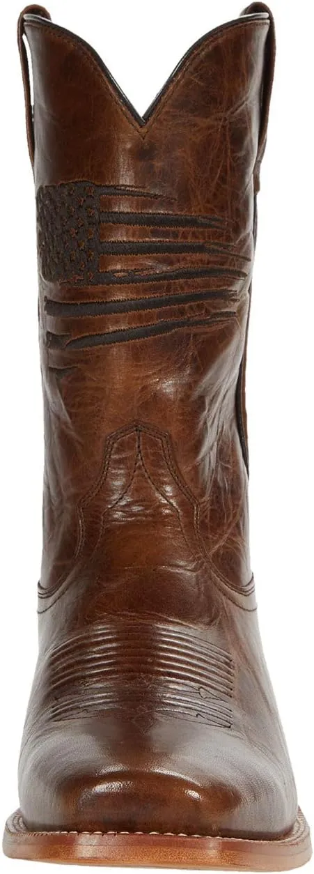 Circuit Patriot Ariat Cowboy Boots in Bar Top Brown