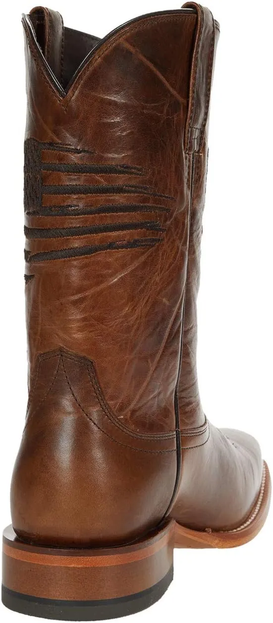 Circuit Patriot Ariat Cowboy Boots in Bar Top Brown