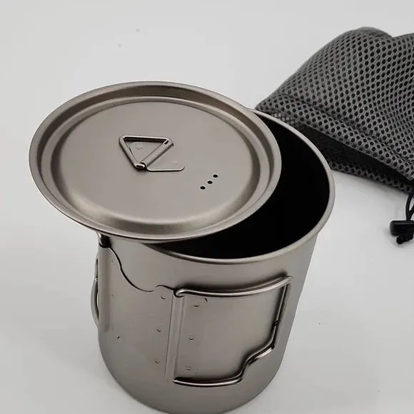 Cook Pots made with ultralight Titanium Apex Giant