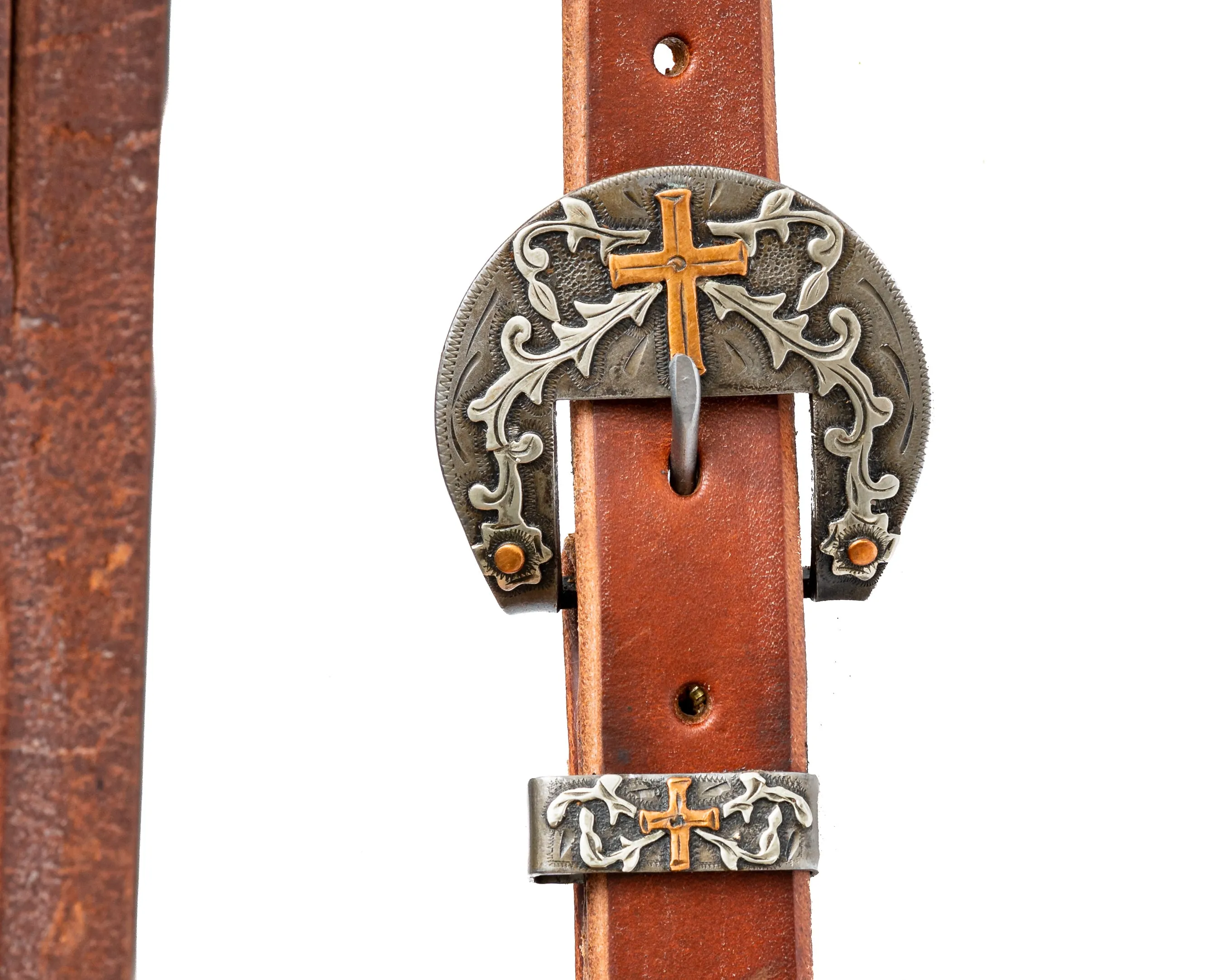 Cowperson Tack Headstall w/Cross Buckle