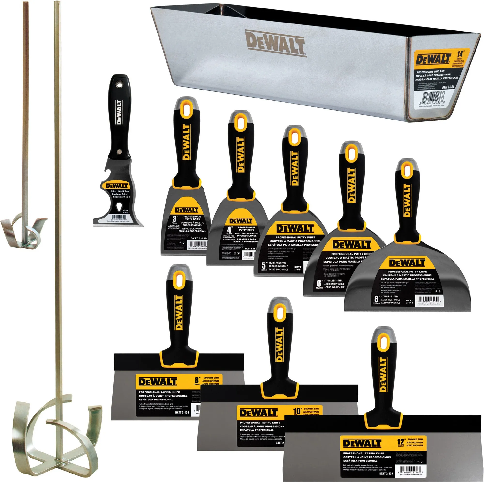 DeWalt Deluxe Stainless Hand Tool Set DXTT-3-609