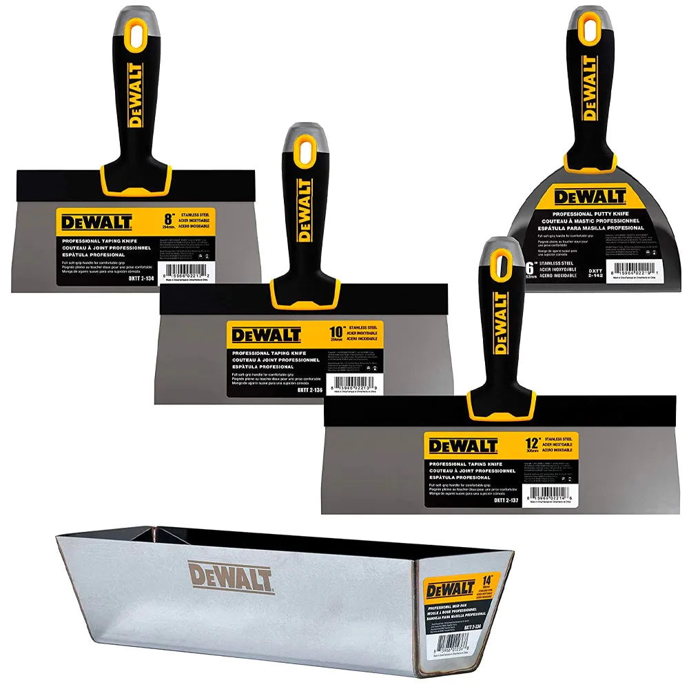 DeWalt Stainless Steel Hand Tool Finishing Set DXTT-3-174