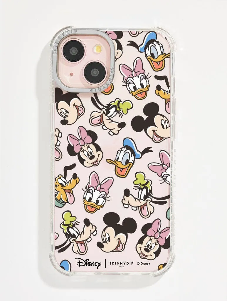 Disney Mickey, Minnie, Daisy, Donald, Goofy And Pluto Shock iPhone Case