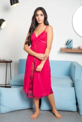 Double chiffon Strap nighty