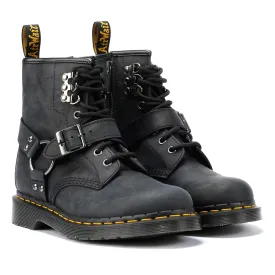 Dr. Martens 1460 Hardware Antique Leather Women's Black Boots