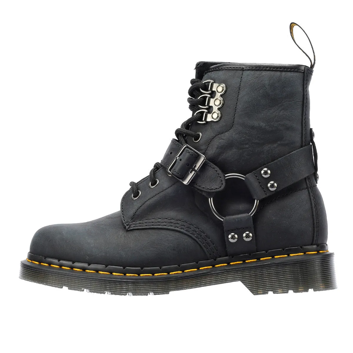 Dr. Martens 1460 Hardware Antique Leather Women's Black Boots